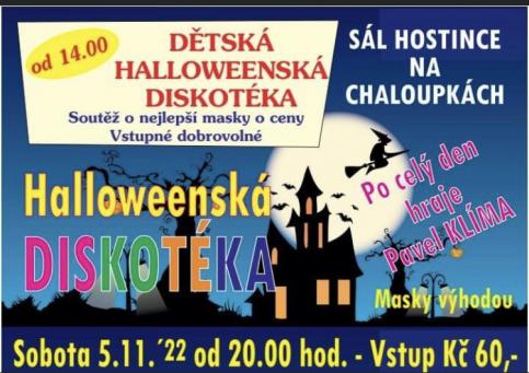 Halloweenská diskotéka