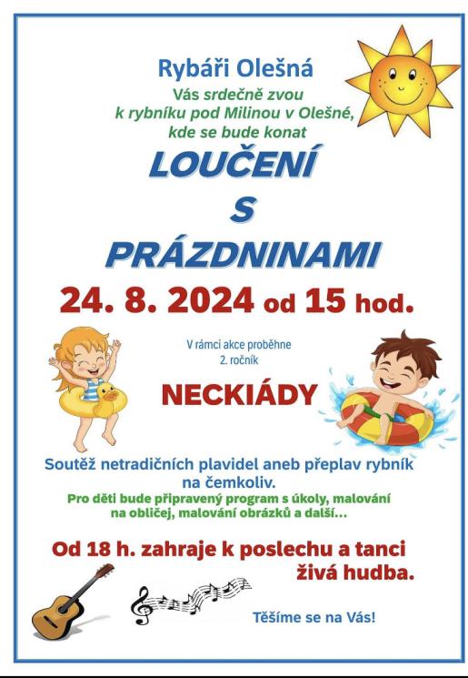 loučení s prázdninami